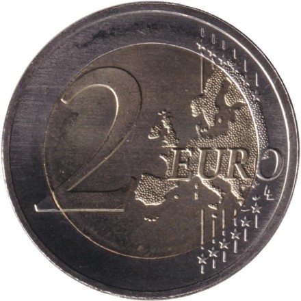 Монета 2 евро. 2026 год (A), Германия. Конрад Аденауэр.