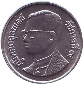 Монета 1 сатанг. 1995 год, Таиланд. Монета 1 сатанг. 1995 год, Таиланд.