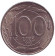 Монета 100 лир. 1998 год, Италия. Монета 100 лир. 1998 год, Италия.