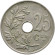 Монета 25 сантимов. 1920 год, Бельгия. (Belgique)