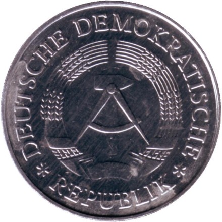 Монета 2 марки. 1981 год (A), ГДР. BU.