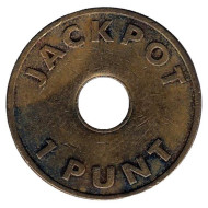 Jackpot. 1 punt. Игровой жетон.