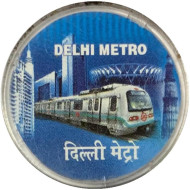 Жетон метрополитена г. Дели. Индия.