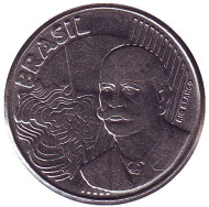 Монета 50 сентаво. 2003 год, Бразилия. Хосе Паранхос. Монета 50 сентаво. 2003 год, Бразилия. Хосе Паранхос.