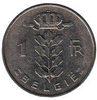 Монета 1 франк. 1963 год, Бельгия. (Belgie) Монета 1 франк. 1963 год, Бельгия. (Belgie)