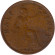 Монета 1/2 пенни. 1934 год, Великобритания. Монета 1/2 пенни. 1934 год, Великобритания.