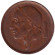 Монета 50 сантимов. 1958 год, Бельгия. (Belgique)