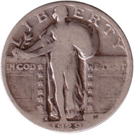 Монета 25 центов. 1929 год (D), США. Монета 25 центов. 1929 год (D), США.