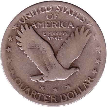 Монета 25 центов. 1929 год (D), США. Монета 25 центов. 1929 год (D), США.