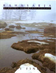 Набор монет Финляндии в буклете (5 шт., с жетоном), 1995 год, Финляндия. (Вар. II) Набор монет Финляндии в буклете (5 шт., с жетоном), 1995 год, Финляндия. (Вар. II)
