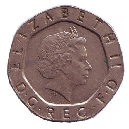 Монета 20 пенсов. 2005 год, Великобритания. Монета 20 пенсов. 2005 год, Великобритания.