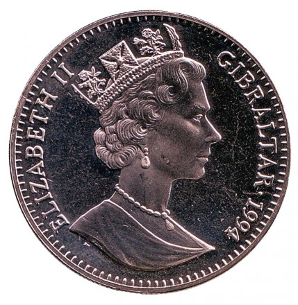 Монета 2,8 экю. 1994 год, Гибралтар. Евротоннель под Ла-Маншем. Монета 2,8 экю. 1994 год, Гибралтар. Евротоннель под Ла-Маншем.