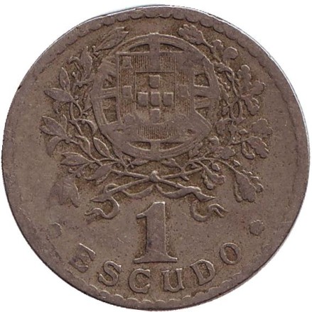 Монета 1 эскудо. 1929 год, Португалия. Монета 1 эскудо. 1929 год, Португалия.