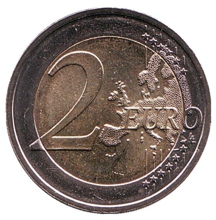 Монета 2 евро. 2019 год, Литва. Сутартинес. "Народные литовские песни".