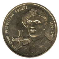 Монета 2 злотых, 2002 год, Польша. Генерал Владислав Андерс. Монета 2 злотых, 2002 год, Польша. Генерал Владислав Андерс.