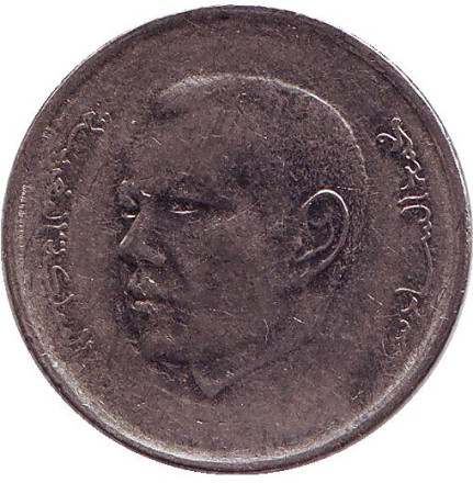 Монета 1 дирхам. 2013 год, Марокко.