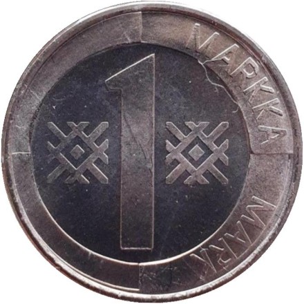 Глухарь. Набор монет Финляндии в буклете (6 шт). 1993 год, Финляндия. (с пробной монетой). Глухарь. Набор монет Финляндии в буклете (6 шт). 1993 год, Финляндия. (с пробной монетой).