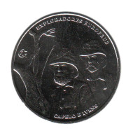 Монета 2,5 евро. 2011 год, Португалия. Европейские исследователи Эрменеджильду Капеллу и Роберто Ивенс. Монета 2,5 евро. 2011 год, Португалия. Европейские исследователи Эрменеджильду Капеллу и Роберто Ивенс.