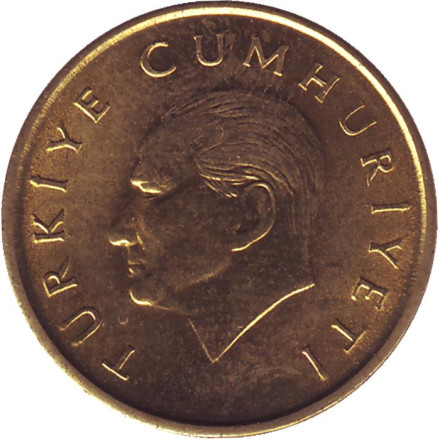 Монета 100 лир. 1992 год, Турция. Монета 100 лир. 1992 год, Турция.