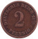 Монета 2 пфеннига. 1875 год (А), Германская империя. Монета 2 пфеннига. 1875 год (А), Германская империя.