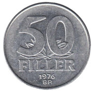 Монета 50 филлеров. 1976 год, Венгрия. Монета 50 филлеров. 1976 год, Венгрия.
