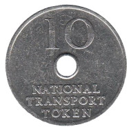 Transport token. 10 пенсов. Транспортный жетон. Великобритания.