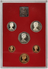 Годовой набор монет Великобритании (6 шт). 1981 год. (Proof). Годовой набор монет Великобритании (6 шт). 1981 год. (Proof).