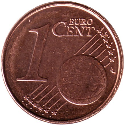 Монета 1 цент. 2006 год, Бельгия.