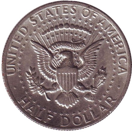 Монета 50 центов. 1977 год (P), США. Джон Кеннеди. Монета 50 центов. 1977 год (P), США. Джон Кеннеди.