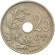 Монета 25 сантимов. 1926 год, Бельгия. (Belgique)