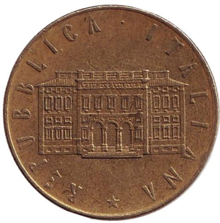 Монета 200 лир. 1981 год, Италия. ФАО. Всемирный день продовольствия.