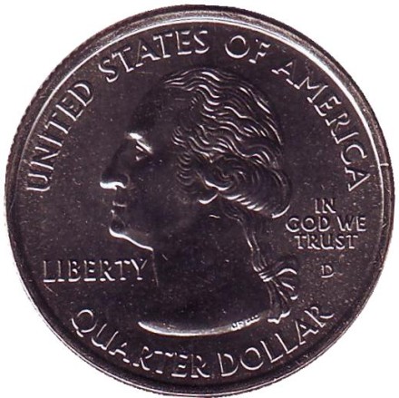 Монета 25 центов (D). 2003 год, США. Миссури. Штат № 24. Монета 25 центов (D). 2003 год, США. Миссури. Штат № 24.