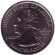 Монета 25 центов (D). 2003 год, США. Миссури. Штат № 24.