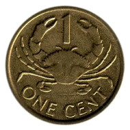 Монета 1 цент, 2004 год, Сейшельские острова. Краб. Монета 1 цент, 2004 год, Сейшельские острова. Краб.