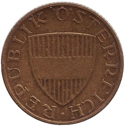 Монета 50 грошей. 1967 год, Австрия.
