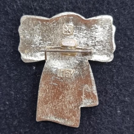 В.И. Ленин. Большая голова в круге. Бант. Значок. СССР. В.И. Ленин. Большая голова в круге. Бант. Значок. СССР.