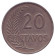 Монета 20 сентаво. 1920 год, Перу. Монета 20 сентаво. 1920 год, Перу.