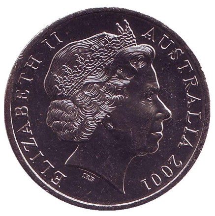 Монета 20 центов. 2001 год, Австралия. Сэр Дональд Брэдман. Крикет. Монета 20 центов. 2001 год, Австралия. Сэр Дональд Брэдман. Крикет.