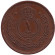 Монета 1 филс. 1949 год, Иордания. (Надпись "ONE FILS") Монета 1 филс. 1949 год, Иордания. (Надпись "ONE FILS")