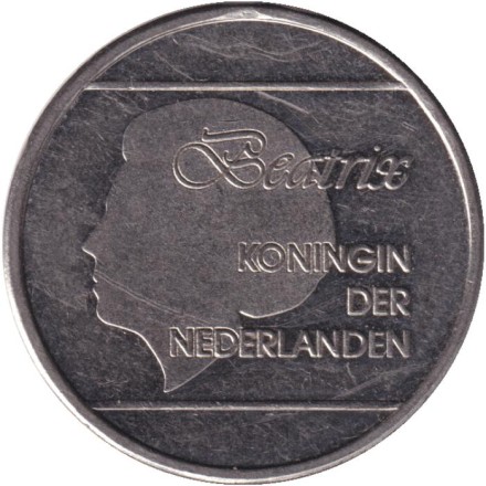 Монета 1 флорин. 1995 год, Аруба. Монета 1 флорин. 1995 год, Аруба.