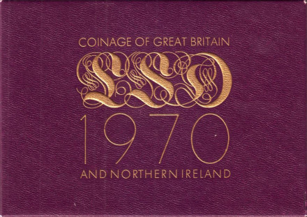 Годовой набор монет Великобритании (8 шт). 1970 год. Годовой набор монет Великобритании (8 шт). 1970 год.