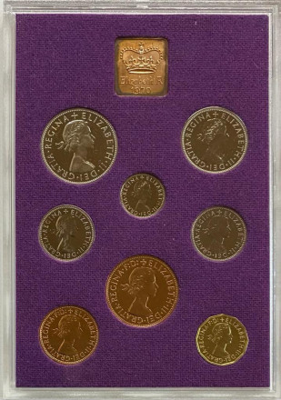 Годовой набор монет Великобритании (8 шт). 1970 год. Годовой набор монет Великобритании (8 шт). 1970 год.
