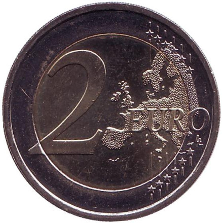 Монета 2 евро. 2013 год, Финляндия. 150 лет Парламенту Финляндии.