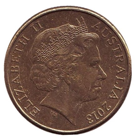 Монета 1 доллар. 2013 год, Австралия. Кенгуру.