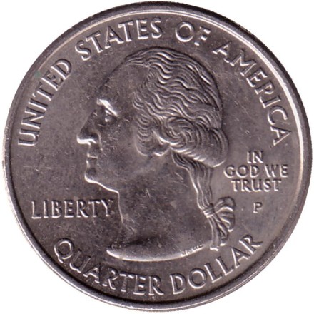 Монета 25 центов (P). 2003 год, США. Алабама. Штат № 22. Монета 25 центов (P). 2003 год, США. Алабама. Штат № 22.
