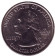 Монета 25 центов (D). 2003 год, США. Арканзас. Штат № 25.