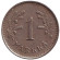 Монета 1 марка. 1937 год, Финляндия. Монета 1 марка. 1937 год, Финляндия.