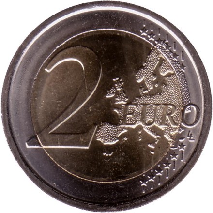 Монета 2 евро. 2022 год, Сан-Марино. Монета 2 евро. 2022 год, Сан-Марино.