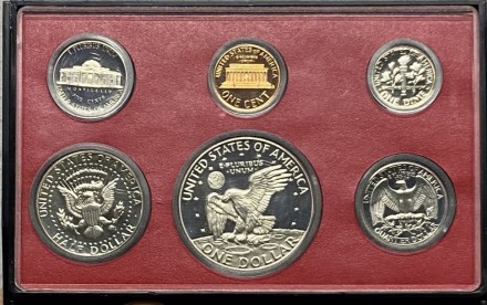 Годовой набор монет США (монетный двор S). 1977 год, США. Пруф.