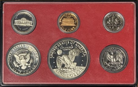 Годовой набор монет США (монетный двор S). 1977 год, США. Пруф.